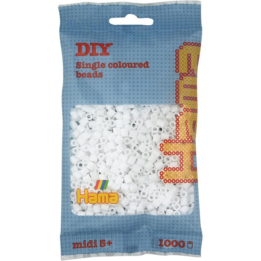 Strijkkralen Hama 1000 Stuks wit 01