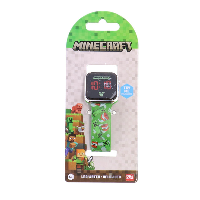 Horloge Minecraft Led