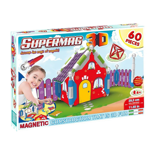 Supermag 3d magic small house bouwset