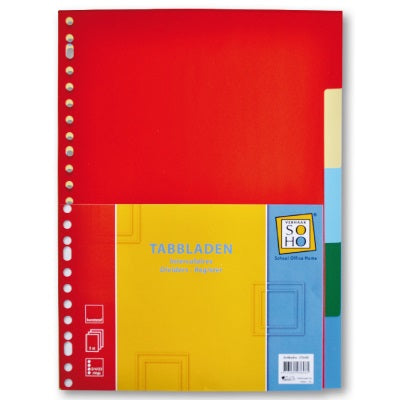 Tabbladen 23 ring 5 dlg plastic
