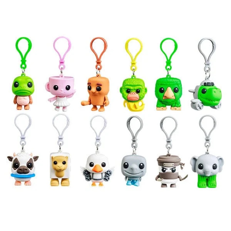 Brainrot s1 3d keychain figure in foilbag assortie 2