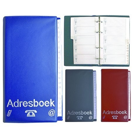 Telefoon Adresboek 4 rings zwart