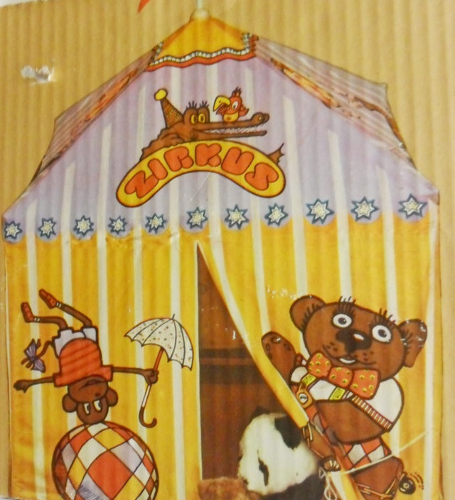 Tent stof met houten frame Circus