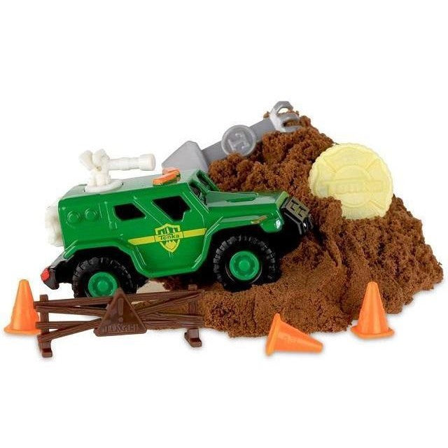 TONKA METAL MOVERS MUD RESCUE GROENE JEEP 2
