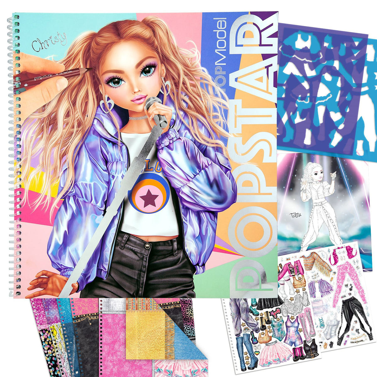 TOPModel POPSTAR kleurboek