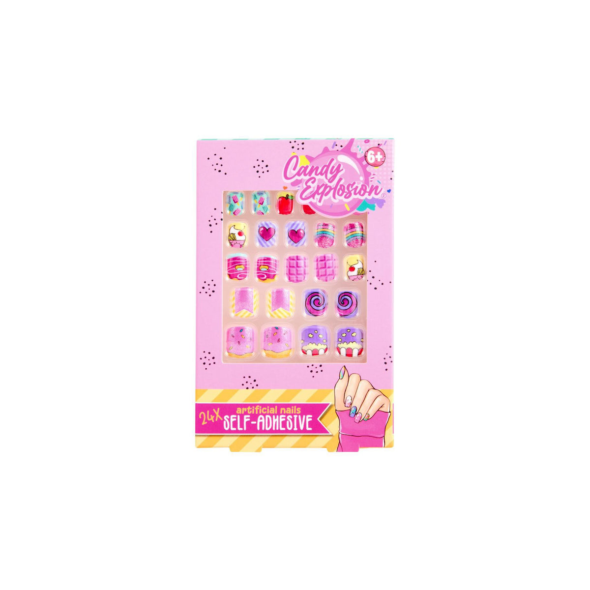 CREATE IT! Candy kunst nagels zelfklevend rose