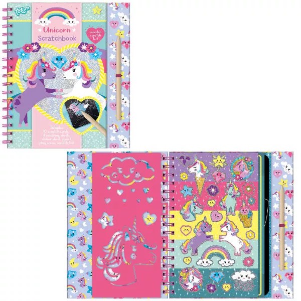 Totum Unicorn krasboek met ringband