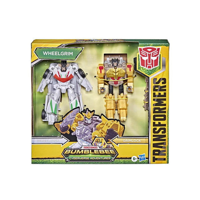 TRANSFORMERS CYBERVERSE WHEELJACK AND GRIMLOCK