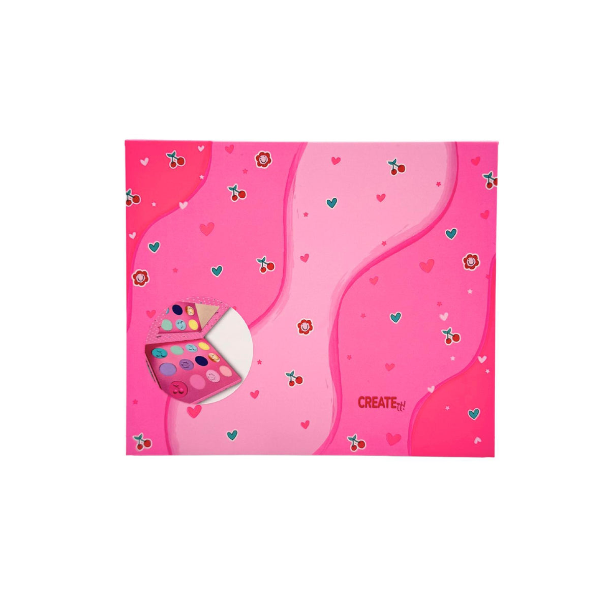 CREATE IT!  make up Oogschaduw palette  rose 2