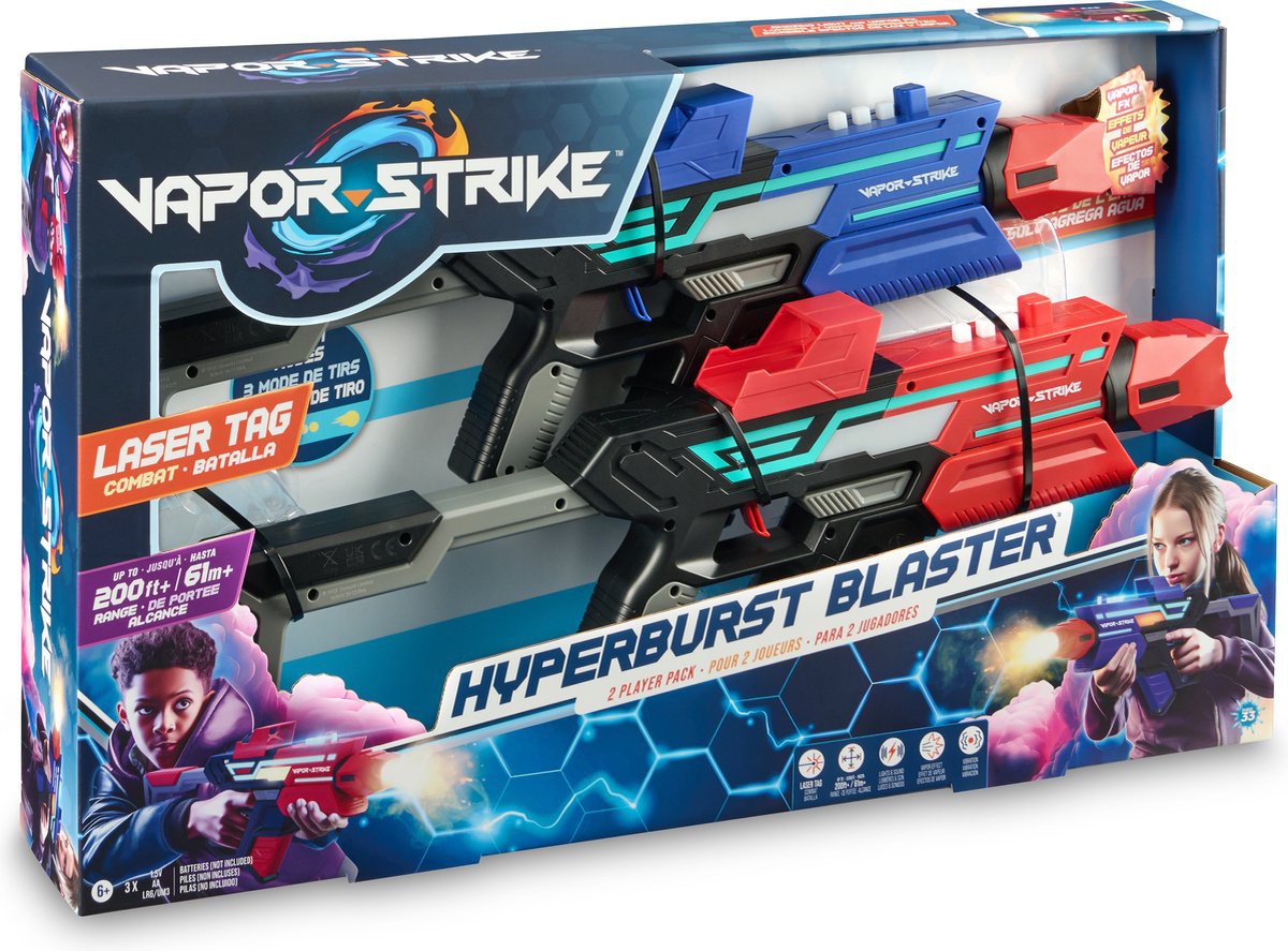 Vapor Strike Hyperburst Blasters - Battle Lasergame 2pack