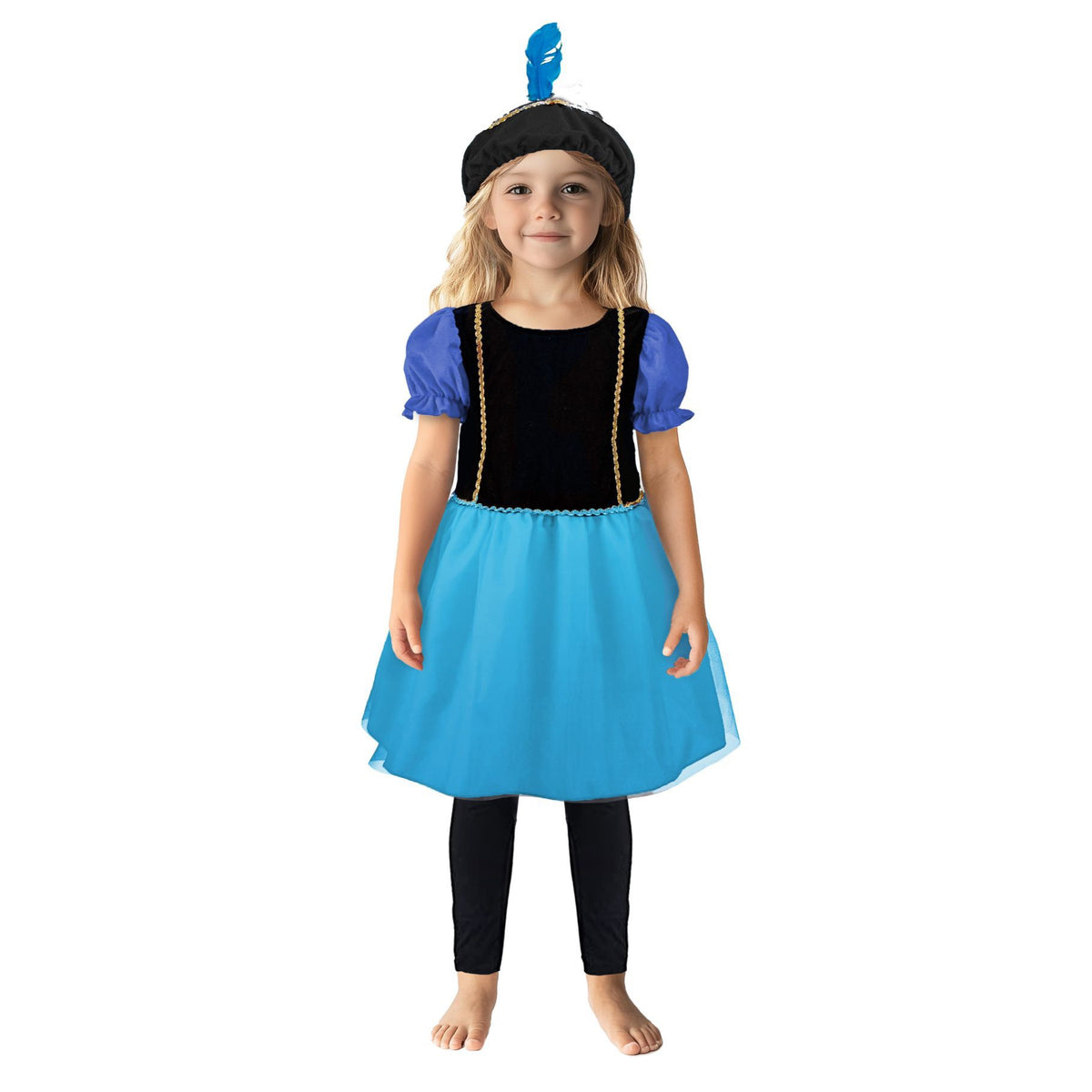 Pietenjurk Blauw/Paars 98-104 Cm