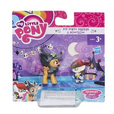 VERZAMELFIGUUR MY LITTLE PONY DELUXE PIP PINTO & SCOOTER ALEE
