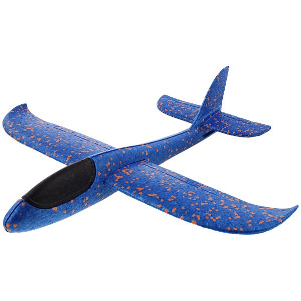 VLIEGTUIG FOAM 48 CM BLAUW