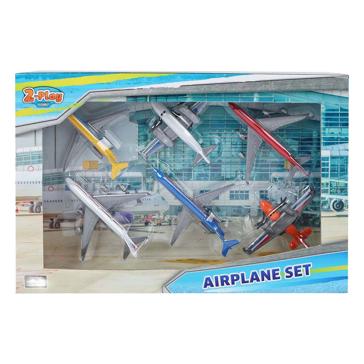 vliegtuigenset 6stuks die cast 2