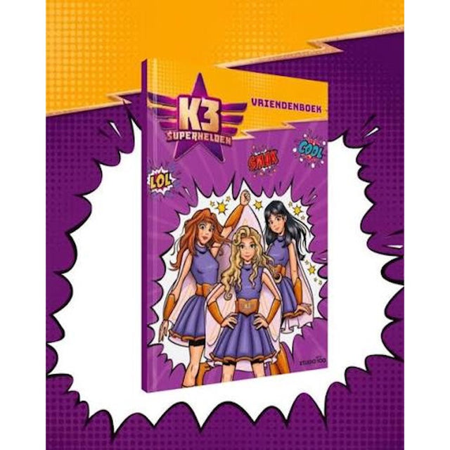 K3 Vriendenboek - Superhelden