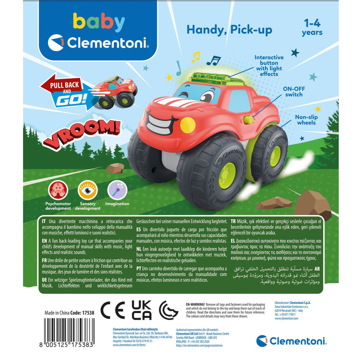 Clementoni baby auto groot Pick Up 3