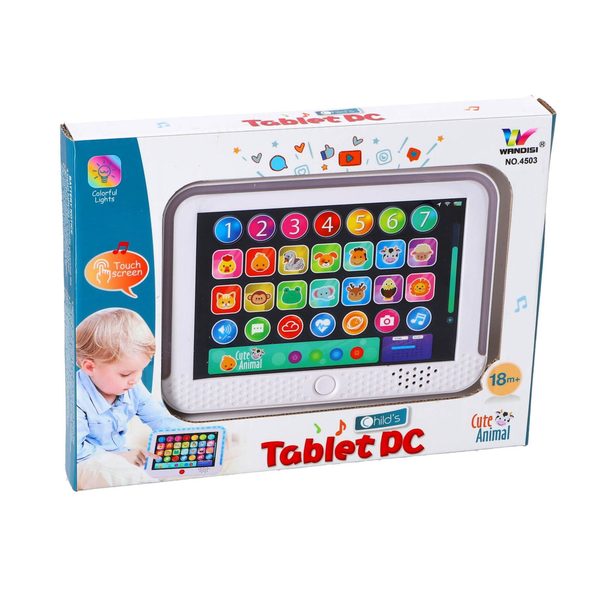 Kinder tablet dieren met geluid