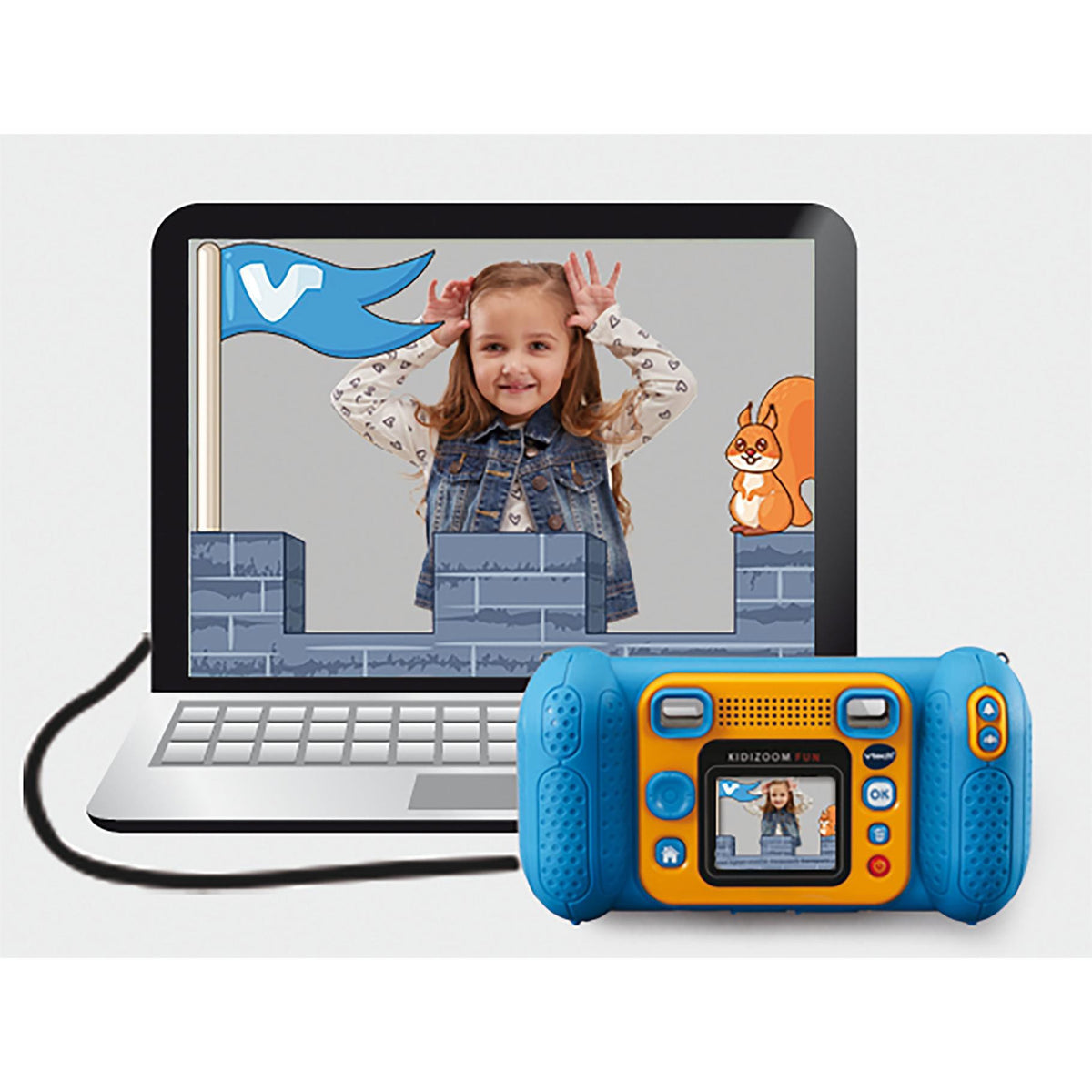Vtech pc Kidizoom Fun  camera Blauw 2