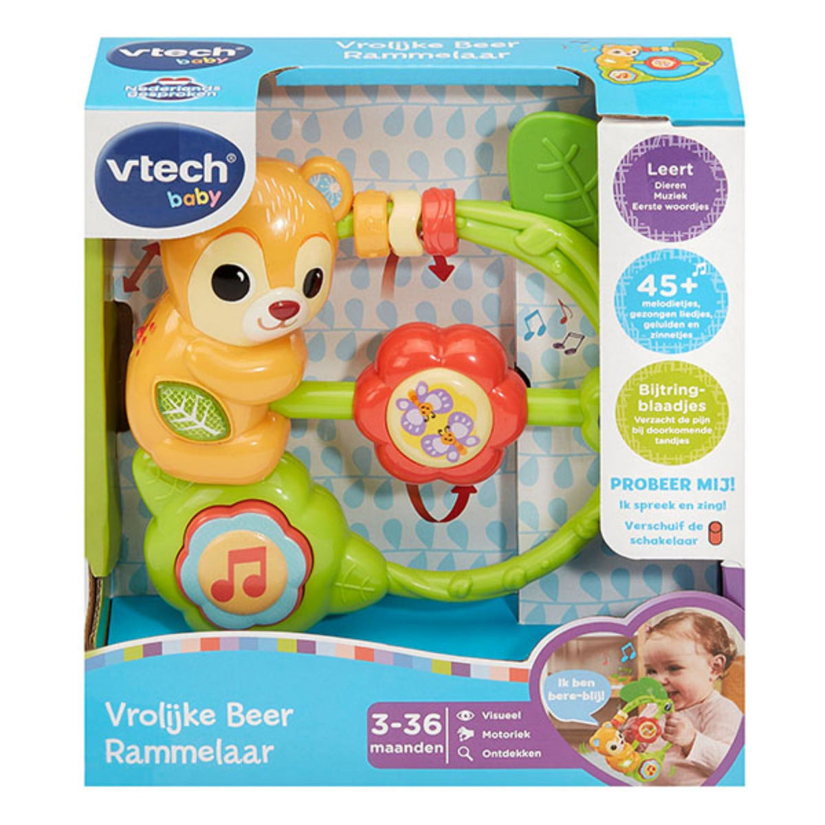 Vtech Baby Vrolijke Beer Rammelaar