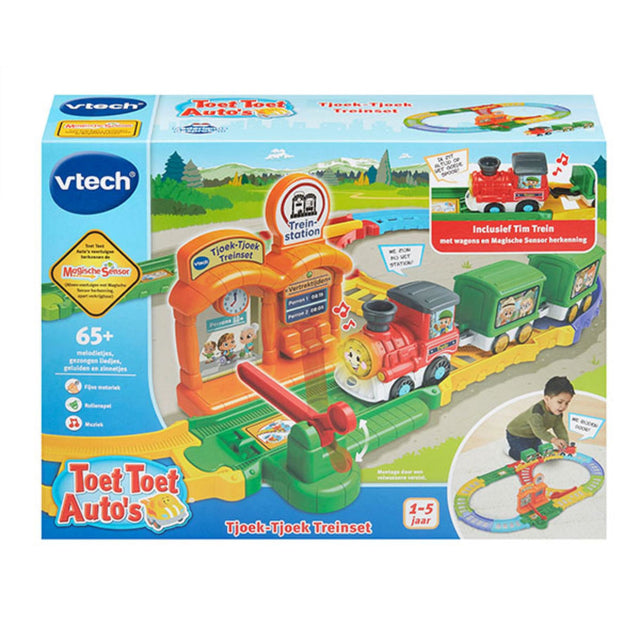 Vtech Toet Toet Tjoek-Tjoek Treinset + Tim Trein