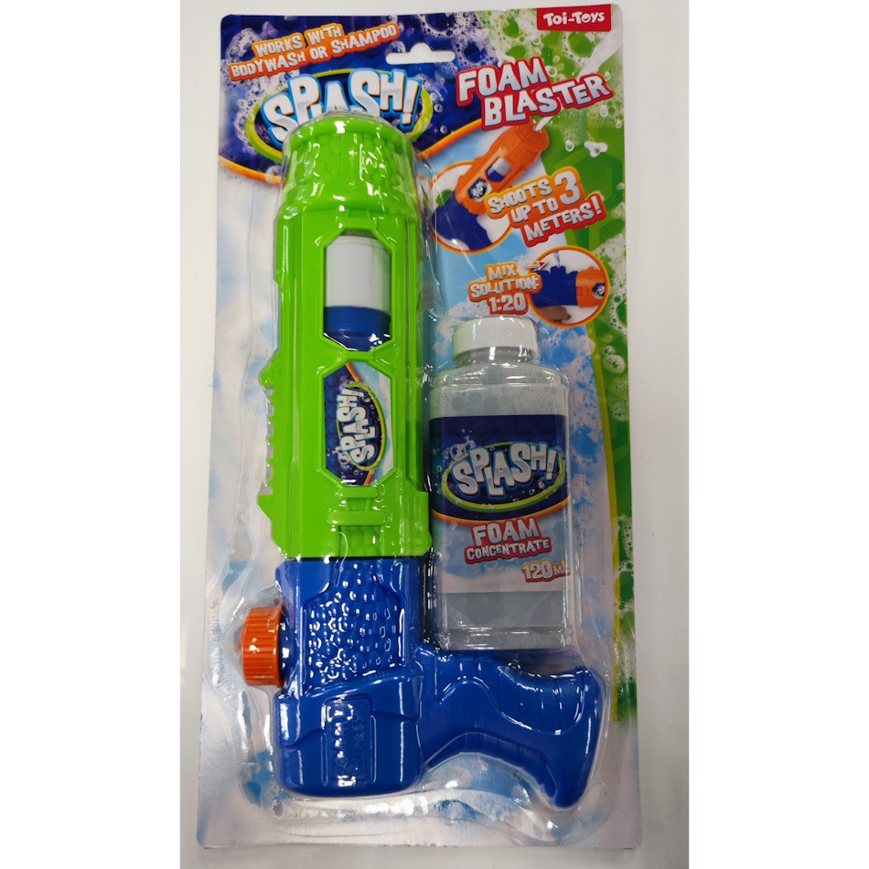 SPLASH Schuimpistool M -24cm+120ml schuim groen