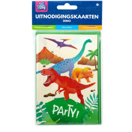 Dino Uitnodigingskaarten