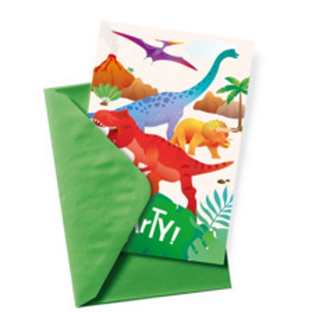 Dino Uitnodigingskaarten 2