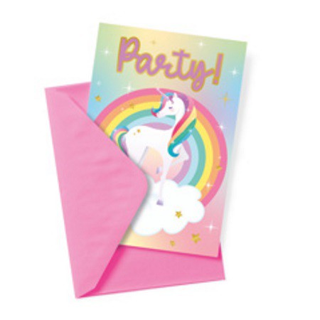 Unicorn Uitnodigingskaarten 2