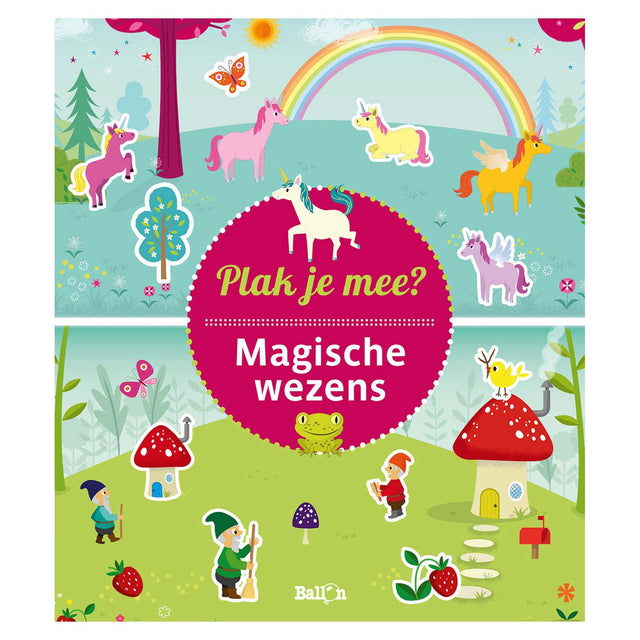 Boek plakboek magische wezens