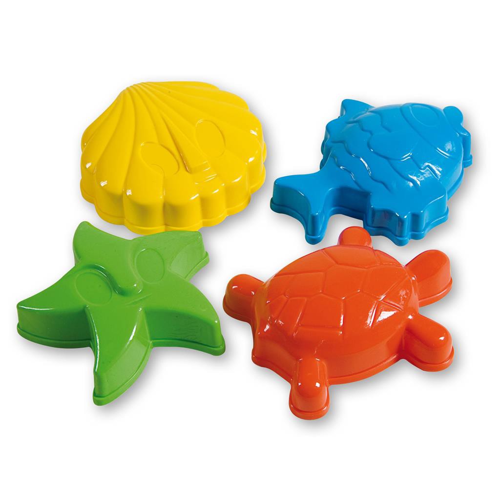ZANDVORMEN DIEREN 4 DELIG SET