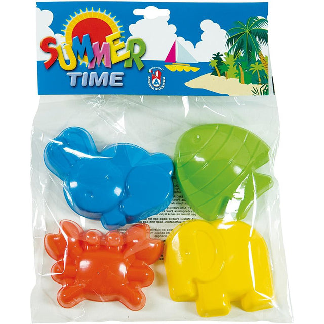 ZANDVORMEN DIEREN 4 DELIG SET