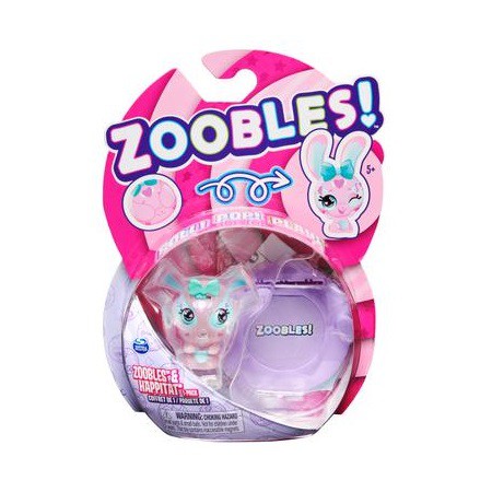 ZOOBLES 1 PACK Hoppy Heartz Bunny