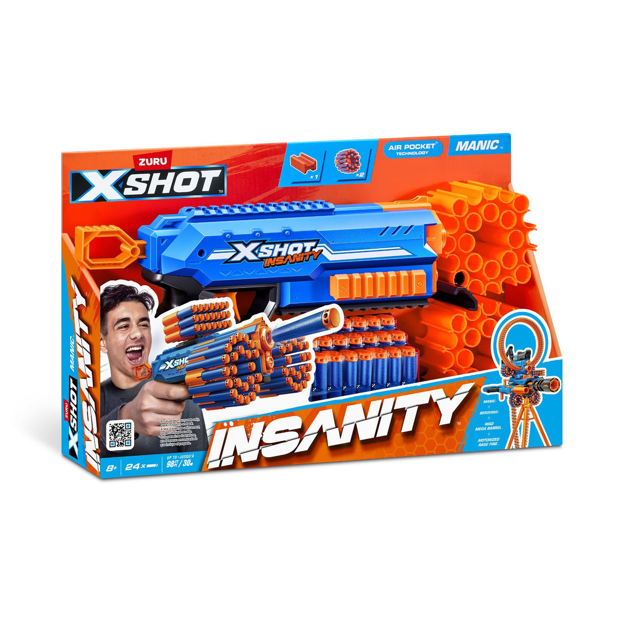 Zuru X-Shot insanity manic (24 darts)